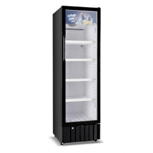 Refroidisseur vertical - vitre – contour blanc - 278 lt - 4 étagères - 230 w - 220‑240 v - Nasco -
