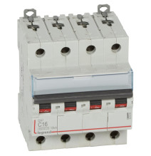 Disjoncteur DX³6000 10kA arrivée haute et départ bas à vis 4P