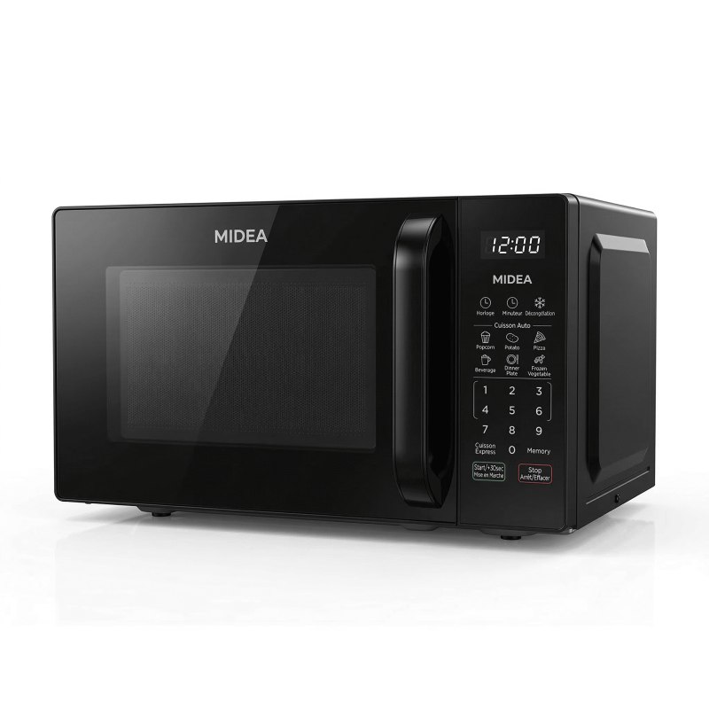 FOUR A Midea Micro-Onde 20L – MIDEA - EM720C2GS-B,Gazinière - Four - Plaque de Cuisson