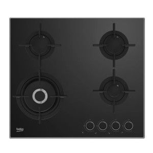 Plaque de cuisson à gaz encastrable de 60 cm - BEKO - HCLW64222S,Plaque de cuisson
