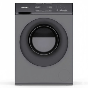 Machine à laver 6Kg - Front Load - Automatique - 1200Tpm, Inverter, Gris Fonce, 1750W, 220-240V -