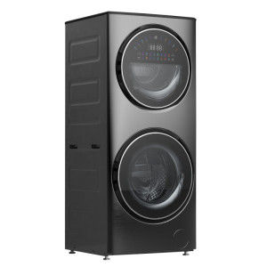 Machine à laver 15KG avec deux hublot et séchage 7KG - Nasco - SNASFL2V-15W7D-V1,Machine à laver