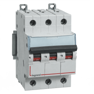 Disjoncteur DX³6000 10kA arrivée haute et départ bas à vis 3P