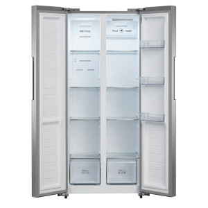 Réfrigérateur américain - 2 portes - 410l net (240l+170l) - inox - no frost - r600 - 220-240v -