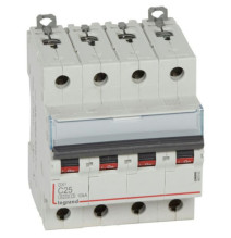 Disjoncteur DX³6000 10kA arrivée haute et départ bas à vis 4P