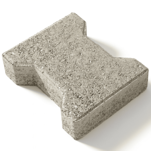 Pavés H 8cm decoratif en béton, autobloquant carrossable sans couleur - 6000 mettre carré,Agglos