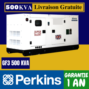 Groupe électrogène 500 KVA Triphasé - Perkins GF3,Groupe Electrogène Perkins