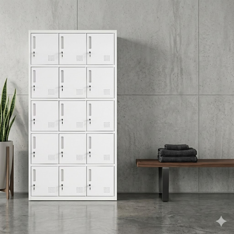 Armoire à casiers vidaXL 12 compartiments