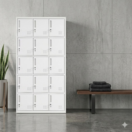 Armoire à casiers vidaXL 12 compartiments