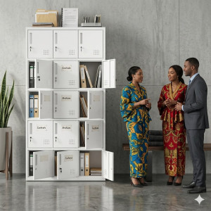 Armoire à casiers vidaXL 12 compartiments
