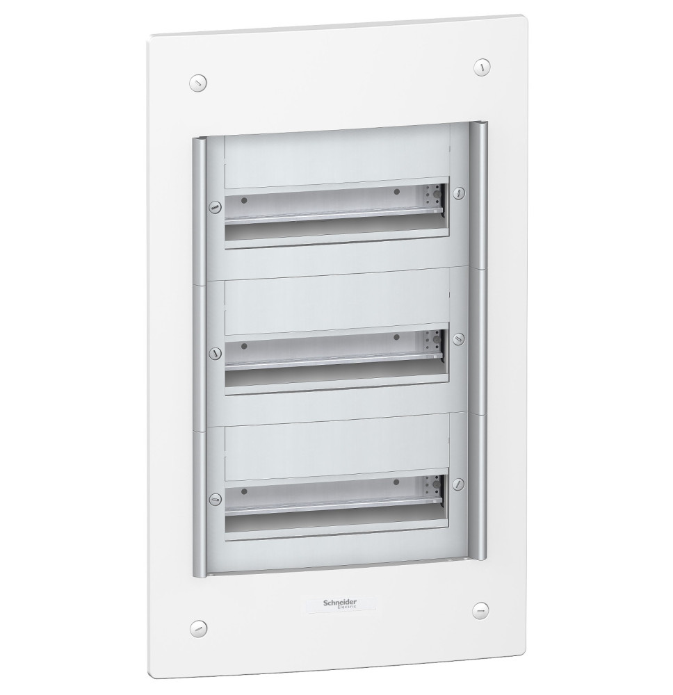 Coffret encastré - 3 rangées 13 modules Pragma Schneider Coffret encastré - 3 rangées 13 modules Pragma Schneider
