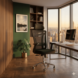 Fauteuil de bureau directionnel ergonomique en maille avec appui-tête - Achat / Vente