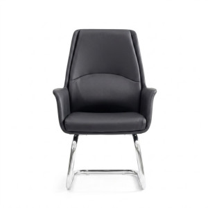 Chaise de bureau visiteur en cuir PU fixe - Achat / Vente