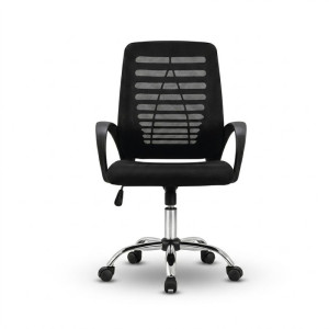Chaise de Bureau Ergonomique Mesh Noir Premium
