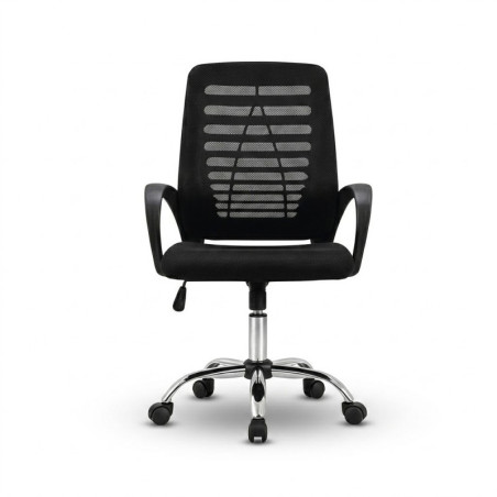 Chaise de Bureau Ergonomique Mesh Noir Premium