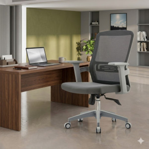 Chaise de Bureau Ergonomique en Maille Premium
