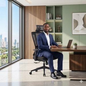 Fauteuil Ergonomique Professionnel Mesh Haute Performance