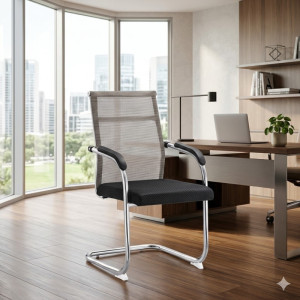 Chaise visiteur en maille