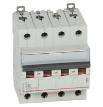 Disjoncteur DX³6000 10kA arrivée haute et départ bas à vis 4P
