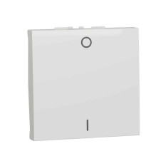 Interrupteur bipolaire - 16A - 2 mod - Blanc - méca seul -