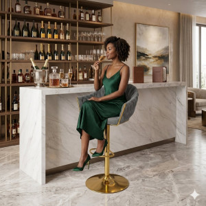 Tabouret de bar - 56 x 82 x 110 - Achat / Vente