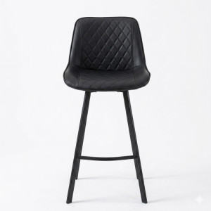 Tabouret de Bar Industriel Rembourrée – Design Contemporain