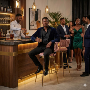 Chaise de bar haute
