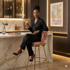 Chaise de bar haute