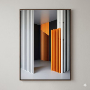 Tableau Mural d'Art Moderne Élégant 60 x 80 cm