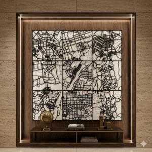 Tableau Mural d'Art Moderne