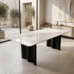 Table à manger marbrée - T-26/2531