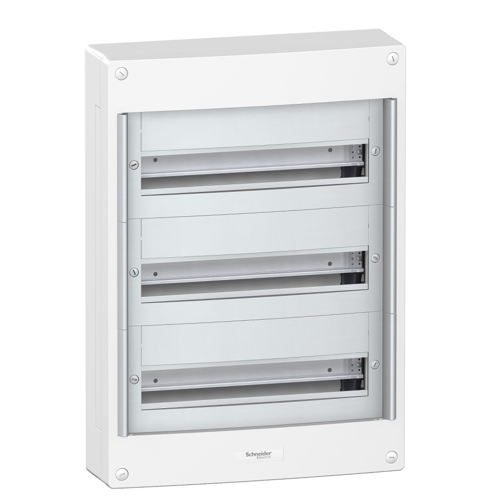 Coffret en saillie - 3 rangées 18 modules Pragma Schneider Coffret en saillie - 3 rangées 18 modules Pragma Schneider