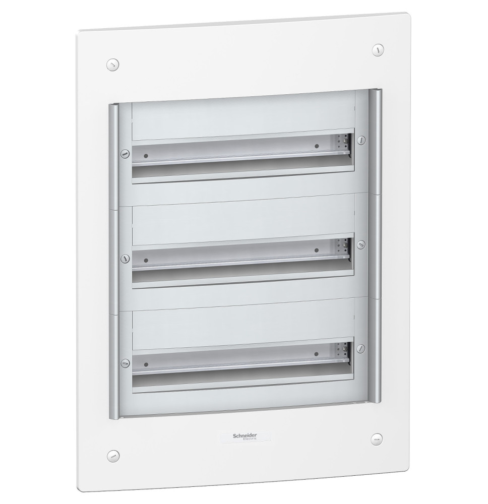 Coffret encastré - 3 rangées 18 modules Pragma Schneider Coffret encastré - 3 rangées 18 modules Pragma Schneider