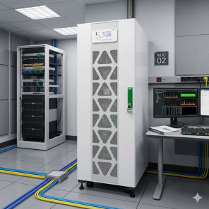 Onduleur 30KVA 3:3 avec batterie interne on -line - 400V - Easy UPS 3S - Schneider Electric -
