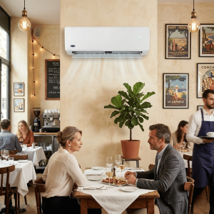 CLIMATISEUR SPLIT 3CV-24000 BTU R32 FACADE BLANCHE 220-240V INVERTER UNITE EXTERIEUR - CARRIER