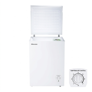 CONGELATEUR HORIZONTAL 100LT-100LITRES GRIS DIRECT COOLING 1 PANIER CLE 220-240V R600 - HISENSE