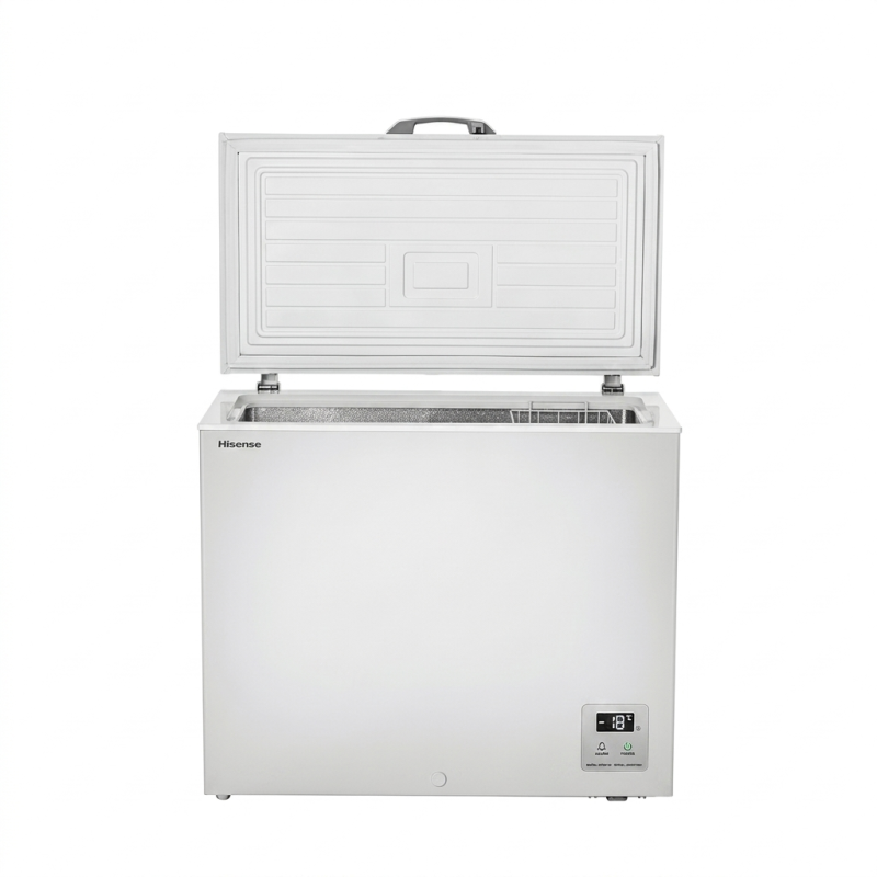 CONGELATEUR HORIZONTAL 142L-142LITRES GRIS DIRECT COOLING 1 PANIER - CLE 220-240V R600 - HISENSE
