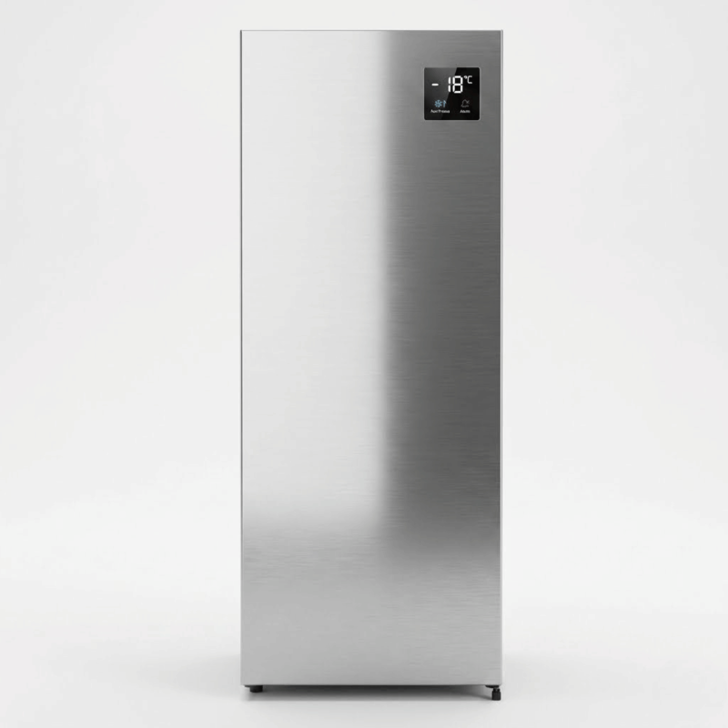 CONGELATEUR VERTICAL 203LT-203LITRES 6 ETAGERES + 1 TIROIR  A+ - SILVER 220-240V - HISENSE
