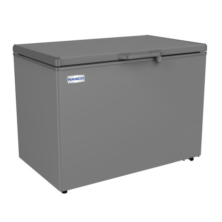 CONGELATEUR HORIZONTAL 270LT-270LITRES ARGENT 1PANIER PORTE VITRE A L'INTERIEUR  NET - NASCO