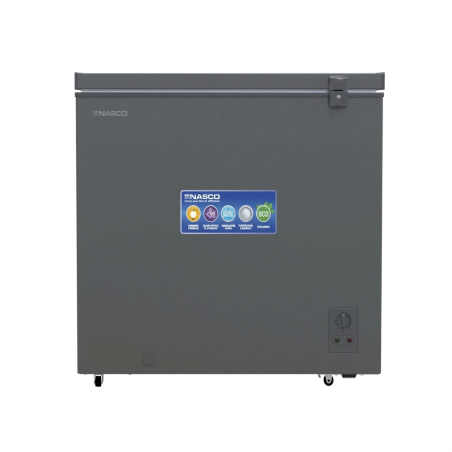 CONGELATEUR HORIZONTAL 206LT-206LITRES - 1PORTE 1 PANIER INTERNE CLE DARK SILVER/220-240V R600 - NASCO