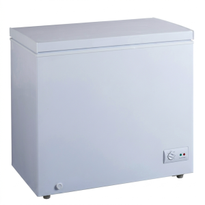CONGELATEUR HORIZONTAL 195LT-195LITRES GRIS REFROIDISSEMENT RAPIDE 1PORTE 1 PANIER A L'INT - NASCO