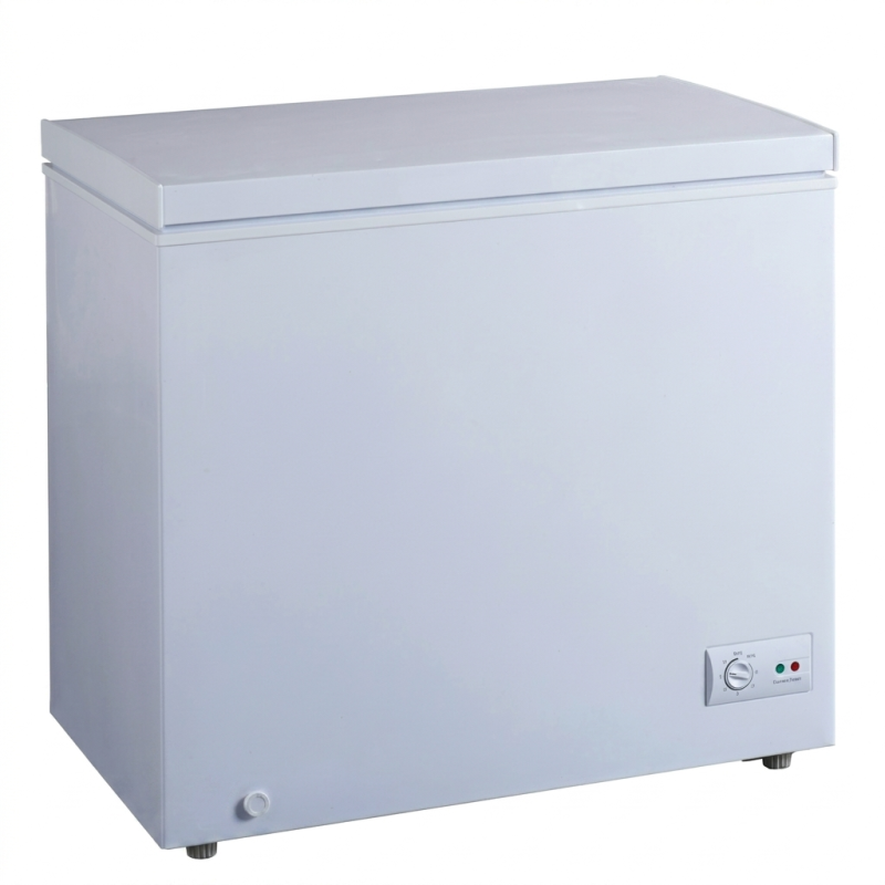 CONGELATEUR HORIZONTAL 195LT-195LITRES GRIS REFROIDISSEMENT RAPIDE 1PORTE 1 PANIER A L'INT - NASCO