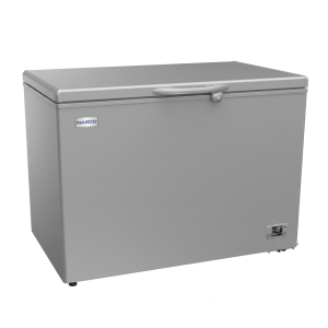 CONGELATEUR HORIZONTAL 337LT-337LITRES GRIS FONCE  - PORTE VITREE INT.1 PANIER INT.CLE 220-240V R600 - NASCO