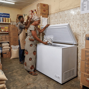 CONGELATEUR HORIZONTAL SILVER 290LT-290LITRES  - 1 PORTE 1 PANIER A L'INTERIEUR CLE - NASCO