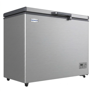CONGELATEUR HORIZONTAL GRIS FONCE 392LT-392LITRES - PORTE VITREE INT. 1 PANIER INT.CLE 220-240V R600 - NASCO