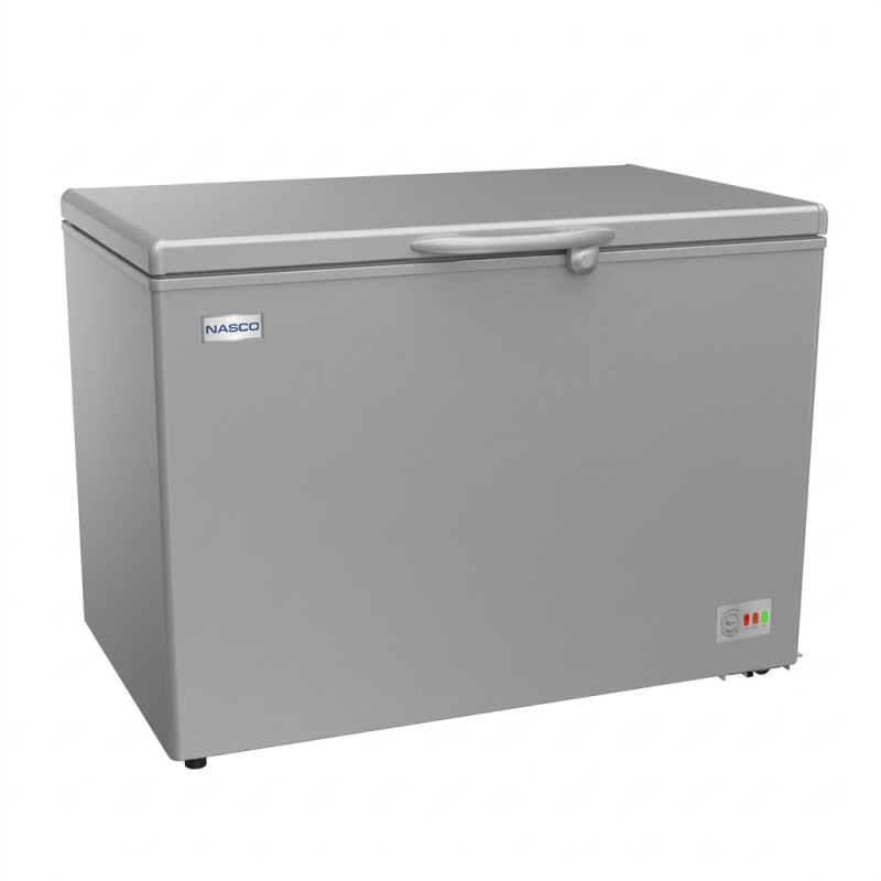 CONGELATEUR HORIZONTAL 340LT-340LITRES SILVER - 1 PORTE 1 PANIER A L'INTERIEUR - NASCO