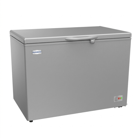CONGELATEUR HORIZONTAL 340LT-340LITRES SILVER - 1 PORTE 1 PANIER A L'INTERIEUR - NASCO