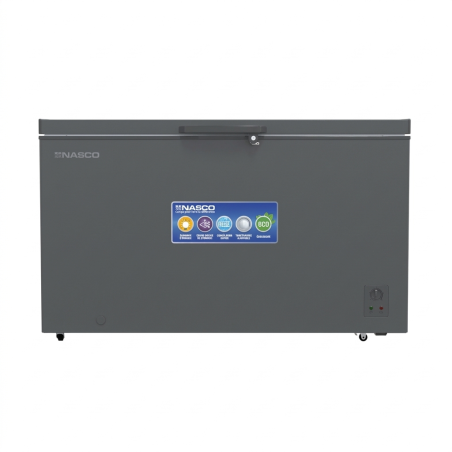 CONGELATEUR HORIZONTAL 397LT-397LITRES - 220-240V 1PORTE 1 PANIER INTERNE GRIS SOMBRE CLE R600 ECO EN - NASCO
