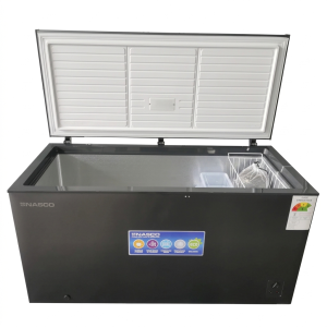 CONGELATEUR HORIZONTAL 448LT-448LITRES - 220-240V 1PORTE 1 PANIER INTERNE GRIS SOMBRE CLE R600 ECO EN - NASCO
