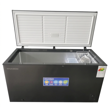 CONGELATEUR HORIZONTAL 448LT-448LITRES - 220-240V 1PORTE 1 PANIER INTERNE GRIS SOMBRE CLE R600 ECO EN - NASCO